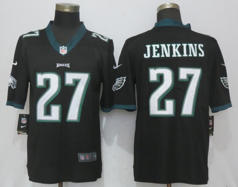 Men Philadelphia Eagles #27 Jenkins Black Vapor Untouchable New Nike Limited NFL Jerseys